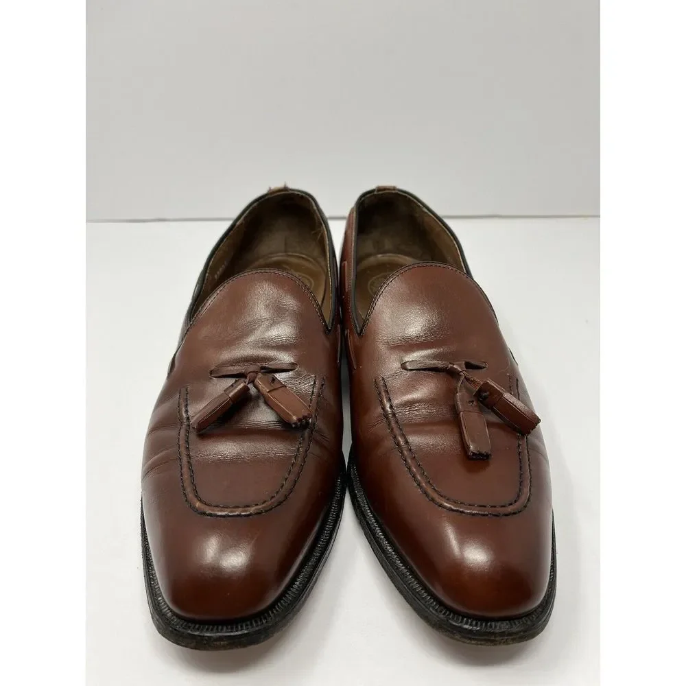 Haig and‎ Dunn Ltd Vintage Brown Leather Almond Toe Men's Dress Shoe Size 11M